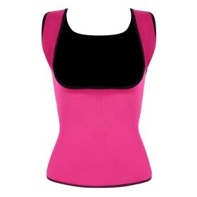 Women Hot Body Shaper Sauna Sweat Vest for Workout Exercise (Color: Pink, size: 5xl)